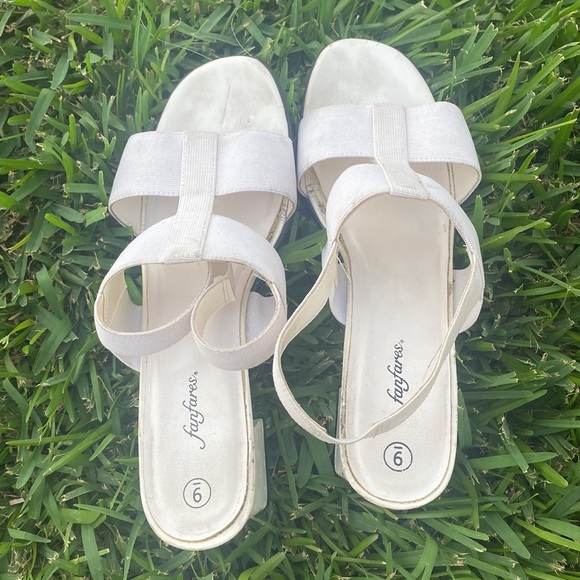 80s/90s Caged Low Block Heel Sandals - Picture 2 of 7